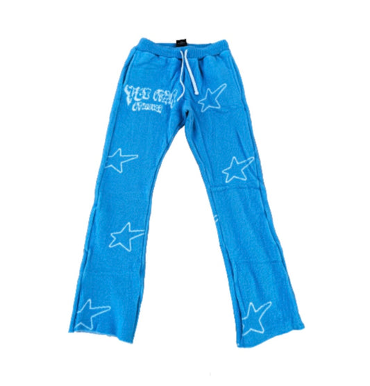 CAROLINA BLUE MOHAIR SWEATPANTS