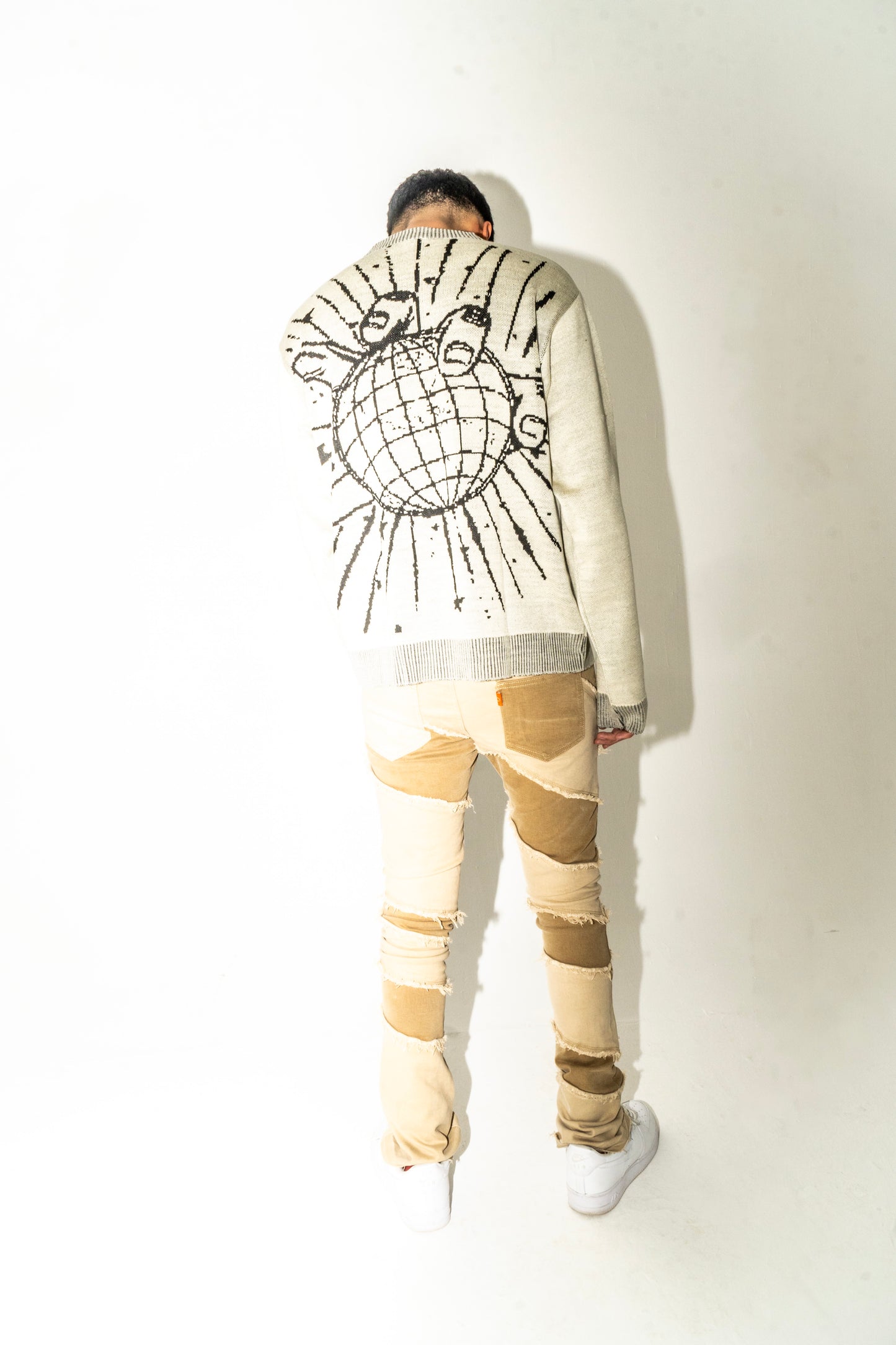 'YOUR WORLD' SWEATER - CREAM